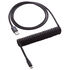 CableMod Classic Coiled Keyboard Cable USB-C to USB Type A, Midnight Black - 150cm image number null