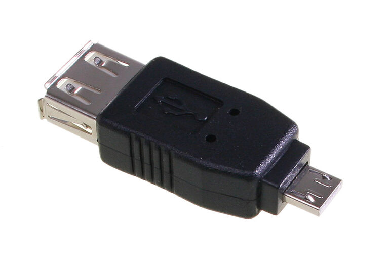 InLine Micro-USB Adapter Micro-A plug to USB-A socket image number 0