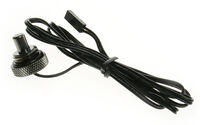 Bitspower Verschlussstopfen mit Temperatur Sensor G1/4 Zoll IG - 90 cm, schwarz glänzend