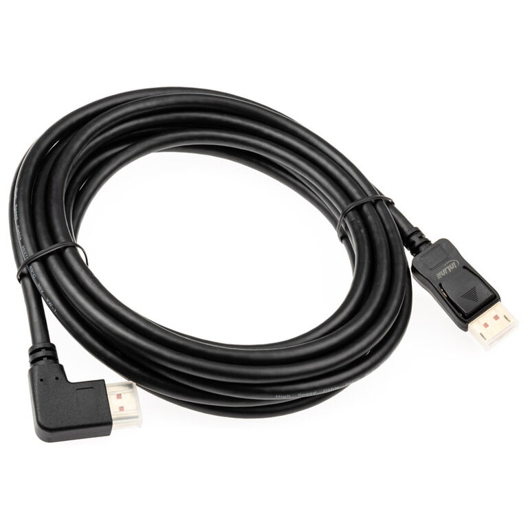 InLine 8K (UHD-2) DisplayPort Cable, right angled, black - 5m image number 1