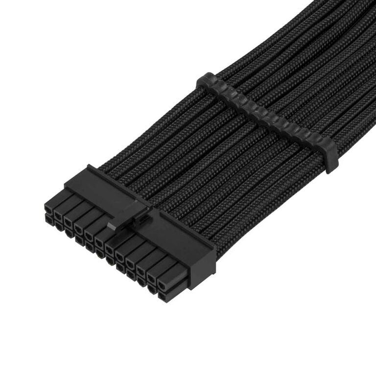 SilverStone ATX 24-pin cable, 300mm - black image number 2