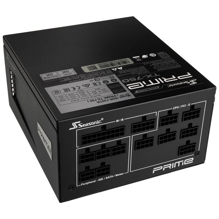 Seasonic Prime TX 80 PLUS Titanium power supply, modular - 750 Watt image number 2