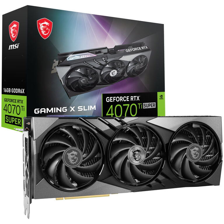 MSI GeForce RTX 4070 Ti Super Gaming X Slim 16G, 16384 MB GDDR6X image number 0