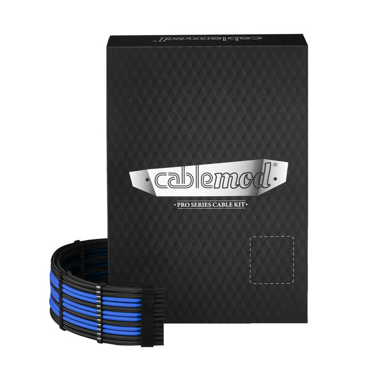 CableMod RT-Series PRO ModMesh 12VHPWR Dual Cable Kit for ASUS/Seasonic - black/blue image number 3