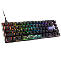 Ducky One 3 Classic Black/White SF Gaming Keyboard, RGB LED - MX-Black (US)