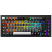 AKKO MOD 007B HE Black&Silver TKL Gaming Keyboard, RGB - Cream Yellow Magnetic Switches (ISO)