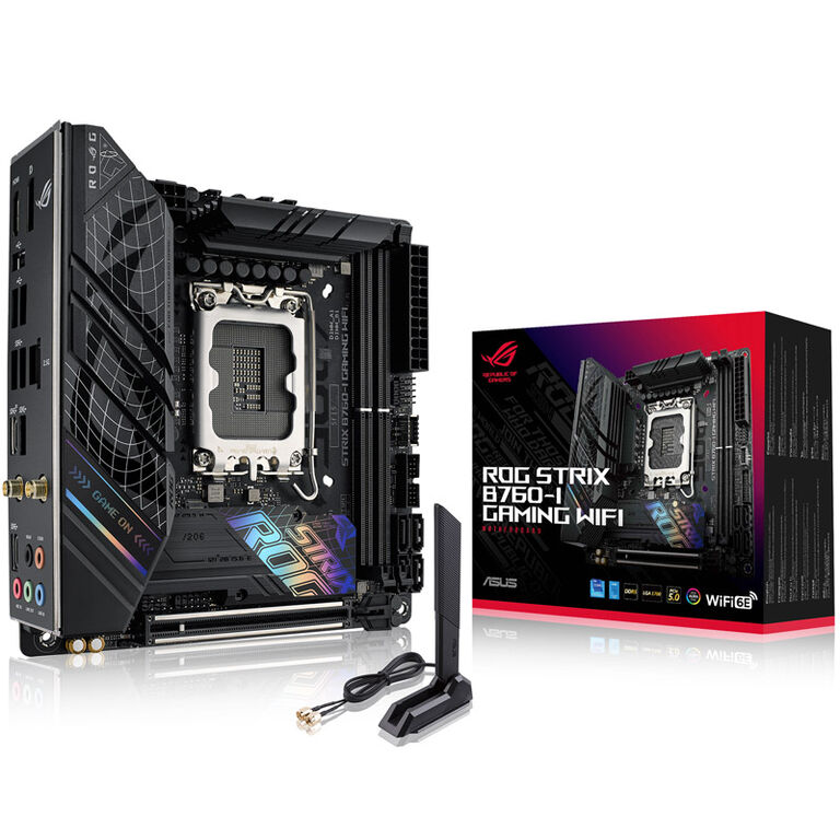 ASUS ROG Strix B760-I Gaming WiFi, Intel B760 motherboard - Socket 1700, DDR5 image number 0