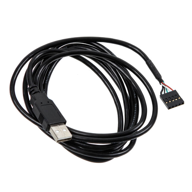 aqua computer USB cable A plug to socket strip - 200 cm image number 1