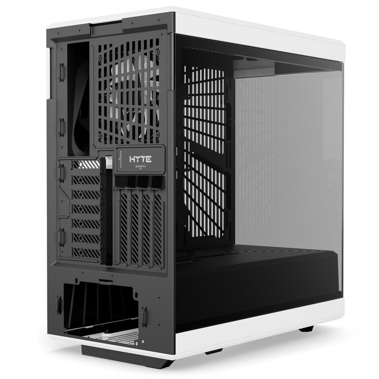 Hyte Y40 Midi Tower, Tempered Glass - black/white image number 3