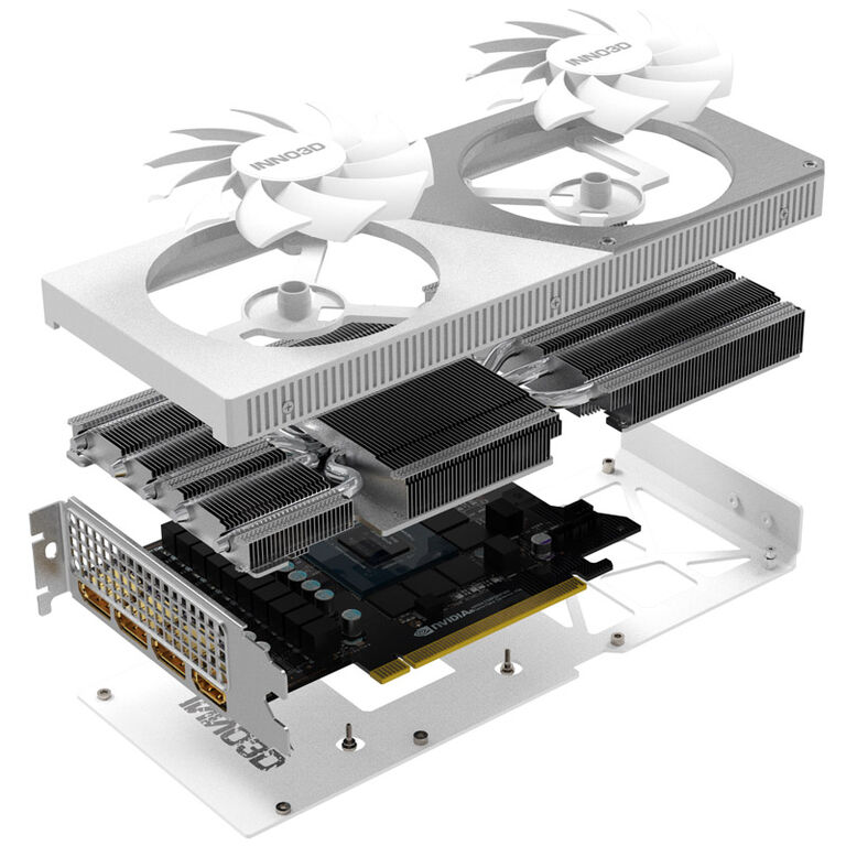 INNO3D GeForce RTX 4070 Super Twin X2 OC White, 12288 MB GDDR6X image number 9