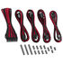 CableMod Classic ModMesh Cable Extension Kit - 8+6 Series - black/red image number null