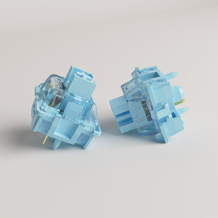 AKKO V3 Pro Cream Blue Switches, mechanical, 5-Pin, tactile, MX-Stem, 45g - 45 pieces image number 2
