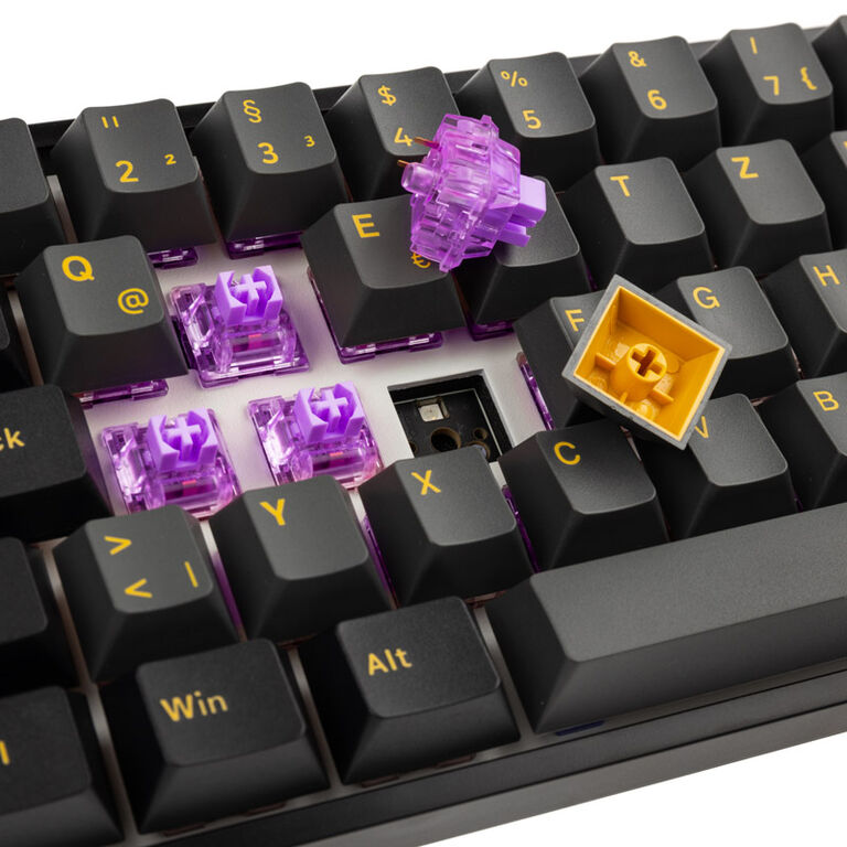 AKKO 3068B Plus Black&Gold Wireless Gaming Keyboard - CS-Switch Jelly Purple image number 7