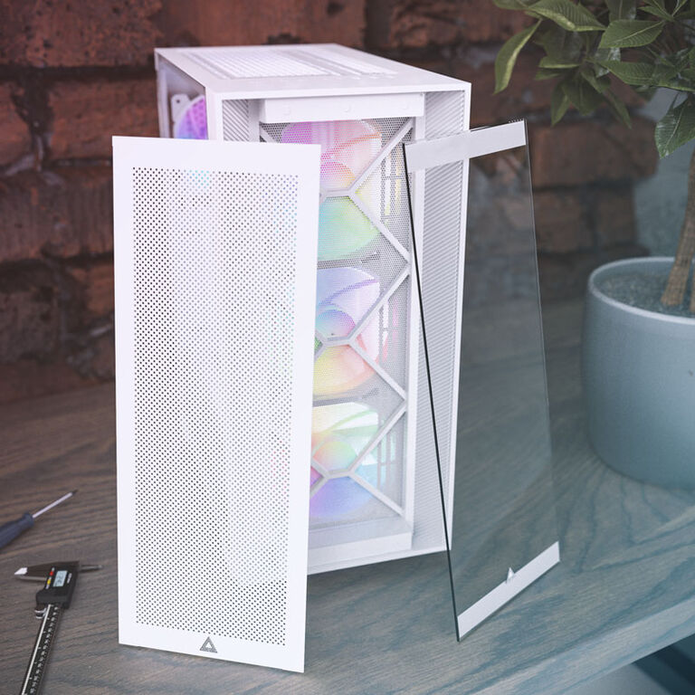 Montech AIR 1000 Premium, Midi-Tower, Tempered Glass - white image number 5