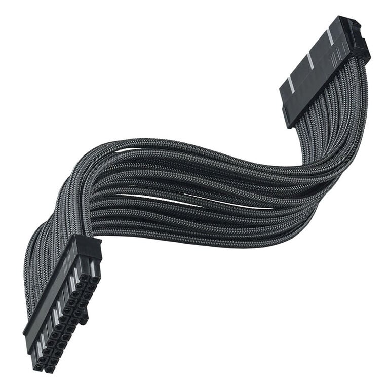 SilverStone ATX 24-pin cable, 300mm - black image number 1