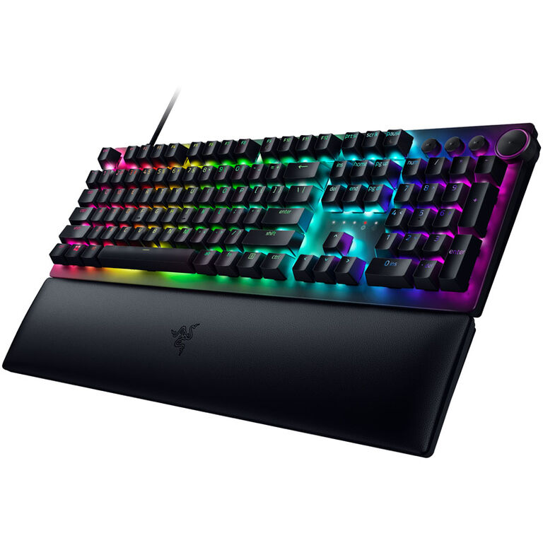 Razer Huntsman V2 Gaming Keyboard, Purple Switch - black image number 4