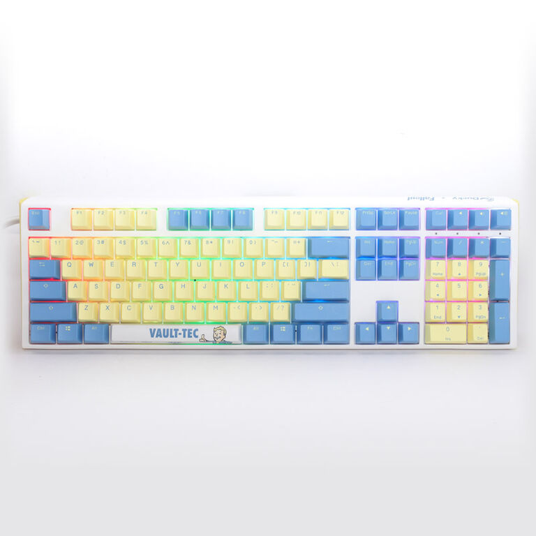 Ducky x Fallout Vault-Tec Limited Edition One 3 Gaming Keyboard + Mousepad - MX-Silent-Red (US) image number 6