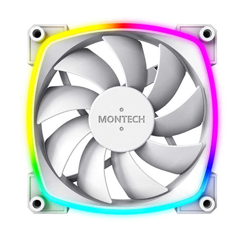 Montech AX120 PWM ARGB Fan - 120mm, white image number 1