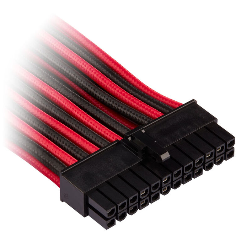 Corsair Premium Sleeved 24-Pin-ATX Cable (Gen 4) - red/black image number 1
