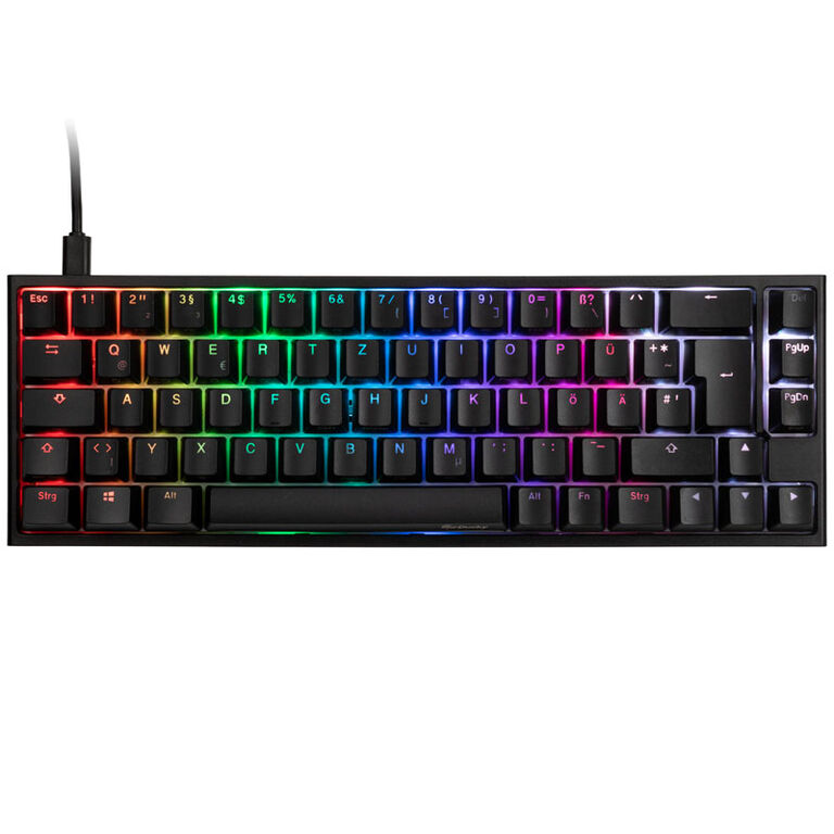 Ducky One 2 SF Gaming Tastatur, MX-Brown, RGB LED - schwarz image number 1
