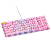 Glorious GMMK 2 Full-Size Keyboard - Fox switches, ANSI Layout, pink