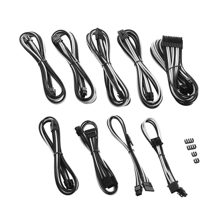CableMod PRO ModMesh RT ASUS/Seasonic/Phanteks Cable Kits - black/white image number 1