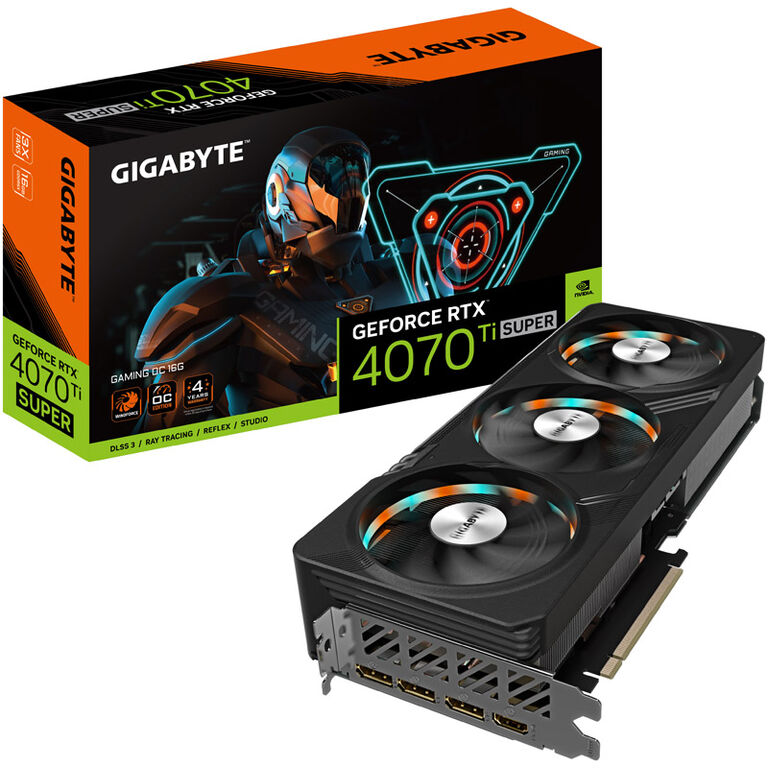 GIGABYTE GeForce RTX 4070 Ti Super Gaming OC 16G, 16384 MB GDDR6X image number 0
