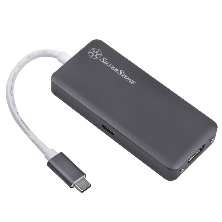 SilverStone SST-EP14C - USB 3.1 Type-C Gen1 to HDMI, 3x USB 3.1 Gen 1 Type-A, 1x USB 3.1 Gen 1 Type- image number 0