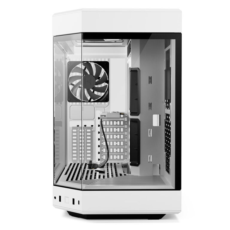 Hyte Y60 Midi Tower, Tempered Glass - white image number 3
