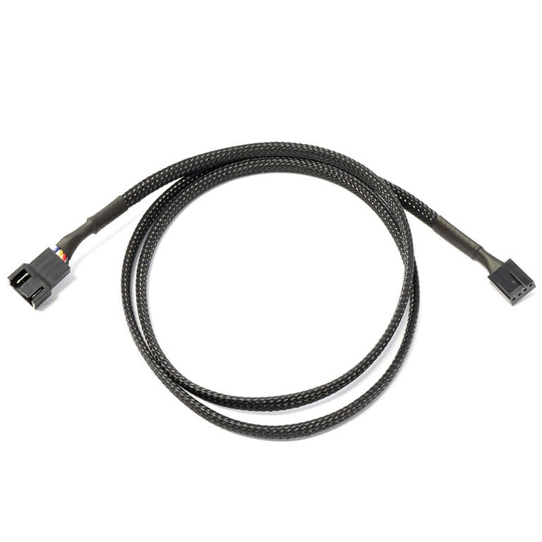 Watercool 4-pin PWM extension, black - 90cm image number 0