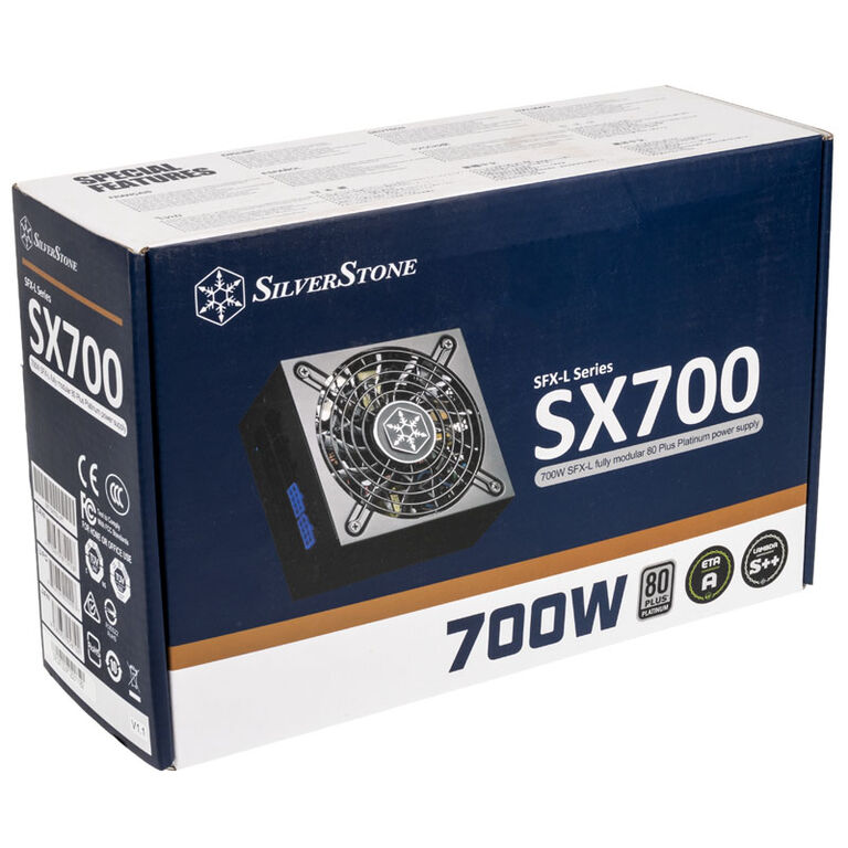 SilverStone SST-SX700-LPT v1.1 SFX-L power supply 80 PLUS Platinum, modular - 700 Watt image number 6