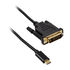 Akasa Type C Adapter Cable to DVI - black image number null