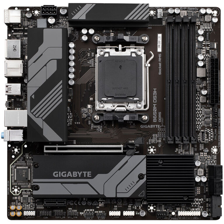 GIGABYTE B650M DS3H, AMD B650 motherboard - Socket AM5, DDR5 image number 2