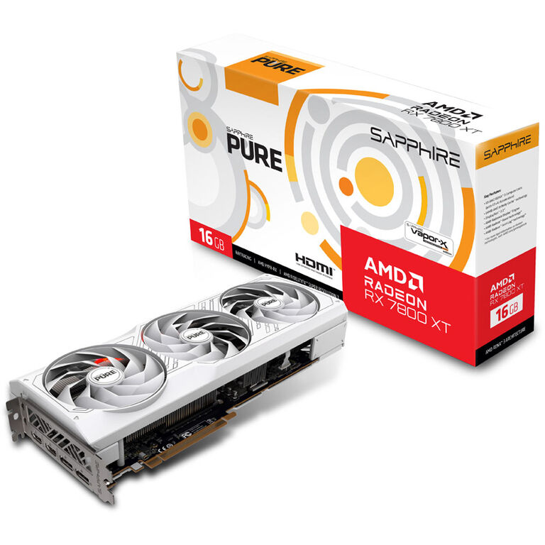 Sapphire Pure Radeon RX 7800 XT Gaming OC, 16384 MB GDDR6 image number 0