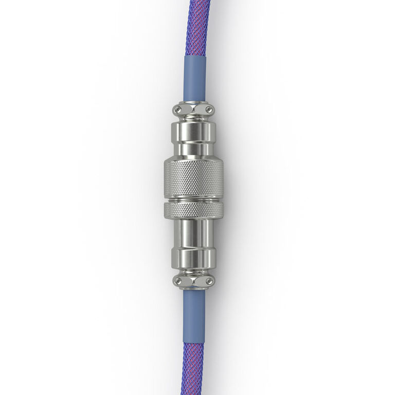 Glorious Coiled Cable Nebula, USB-C to USB-A, 1.37m - purple image number 2