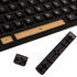 The Keyboard Clear Black Lasered Spy Agency Keycap Set, DVORAK - US image number null