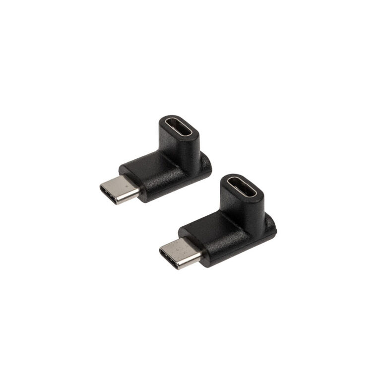 Akasa right-angled USB-C adapter - 2 pieces image number 1