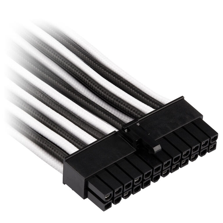 Corsair Premium Sleeved 24-Pin-ATX Cable (Gen 4) - white/black image number 1