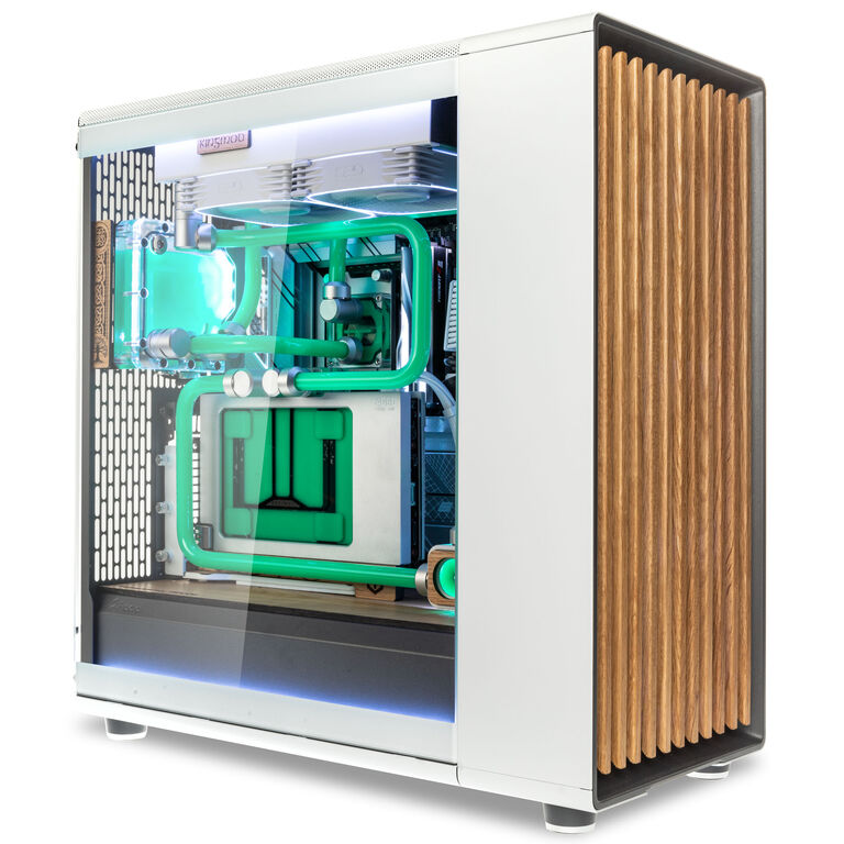 Gaming PC Whispering Woods Ryzen 9 7950X3D, NVIDIA GeForce RTX 4090 - Custom Water Cooling image number 0