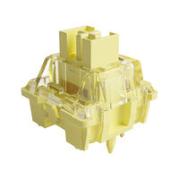 AKKO V3 Pro Cream Yellow Switches, mechanical, 5-Pin, linear, MX-Stem, 50g - 45 pieces