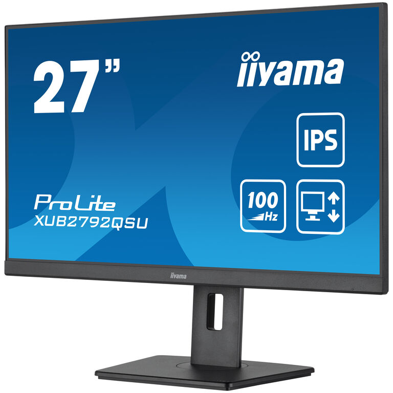 iiyama ProLite XUB2792QSU-B6, 68.6 cm (27 inches) 100 Hz, FreeSync, IPS - DP, HDMI, USB image number 3