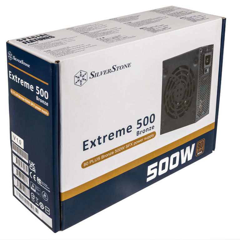 SilverStone SST-EX500-B Extreme SFX Power Supply 80 PLUS Bronze - 500 Watt image number 5