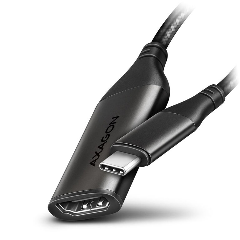 AXAGON RVC-HI2M USB-C to HDMI 2.0 Adapter, 4K/60Hz, Aluminium - 25 cm image number 0