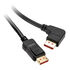 InLine 8K (UHD-2) DisplayPort Cable, right angled, black - 5m image number null