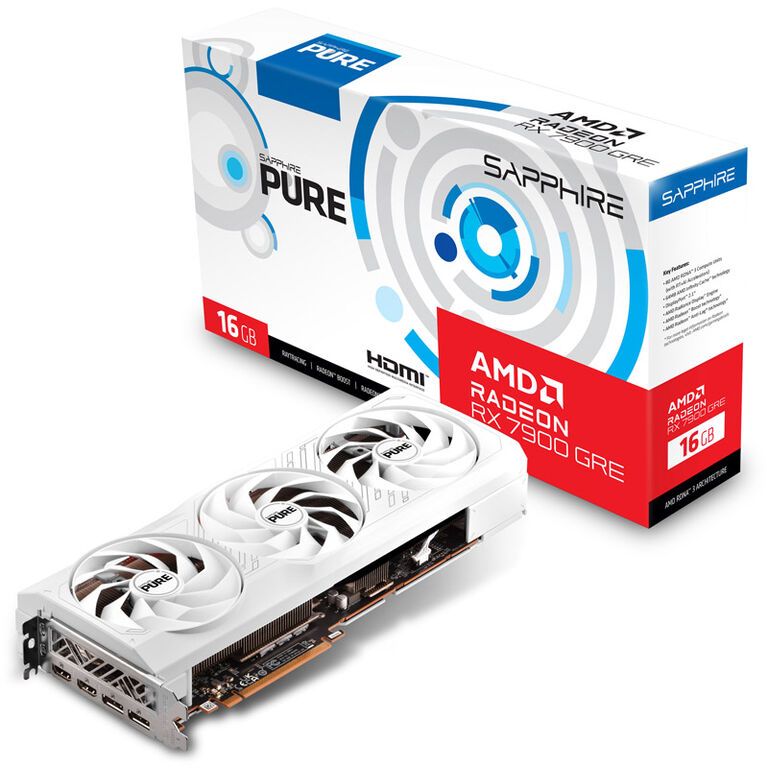 Sapphire Pure Radeon RX 7900 GRE Gaming OC, 16384 MB GDDR6 image number 0