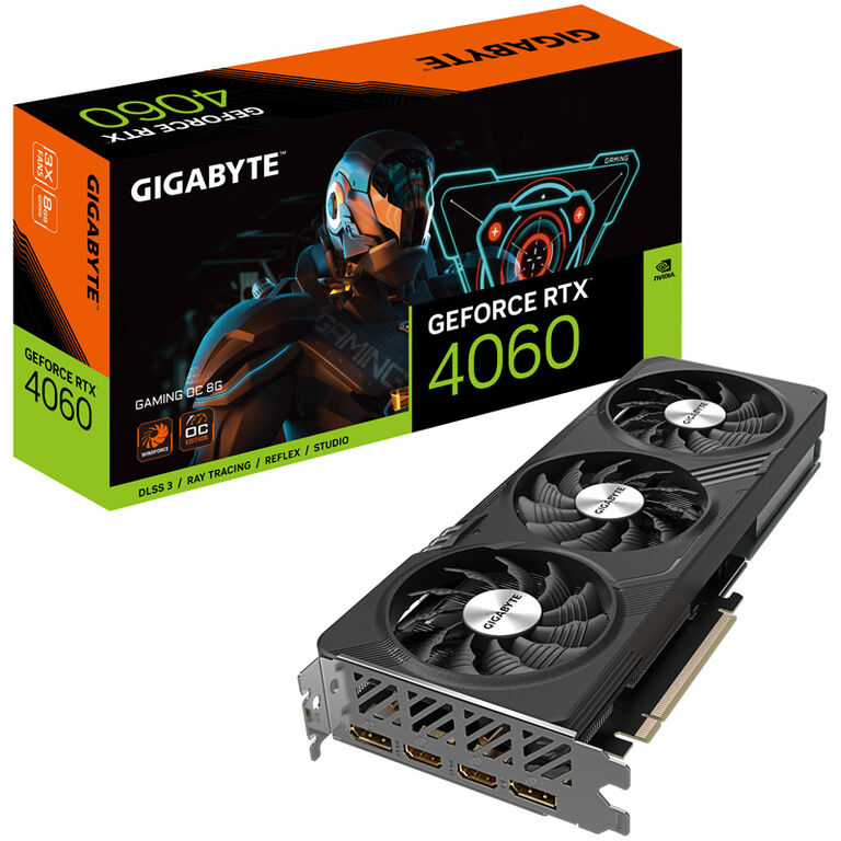 GIGABYTE GeForce RTX 4060 Gaming OC 8G, 8192 MB GDDR6 image number 0