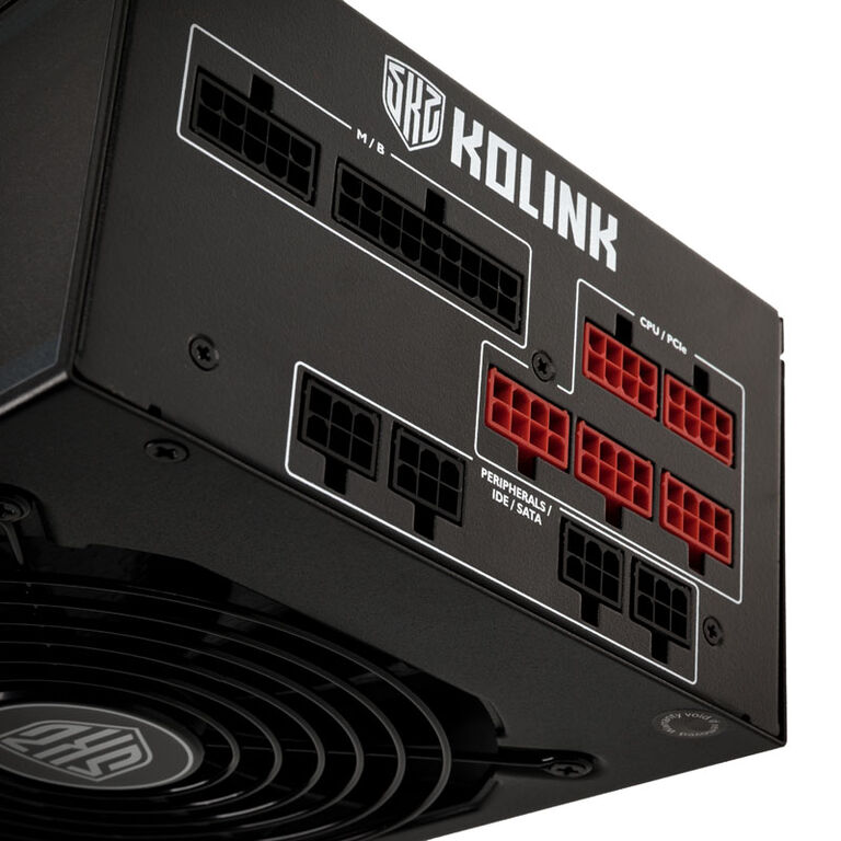 Kolink Continuum 80 PLUS Platinum power supply, modular - 1050 Watt image number 4