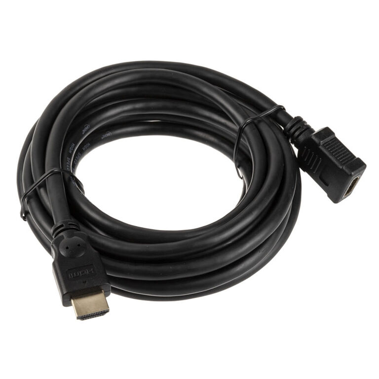 InLine HDMI Extension Plug / Socket, black - 5m image number 1