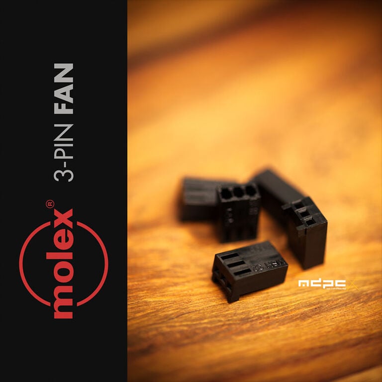 MDPC-X 3-Pin Fan Connector by Molex - black image number 0