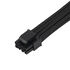 SilverStone EPS 8-pin to EPS/ATX 4+4-pin cable, 300mm - black image number null